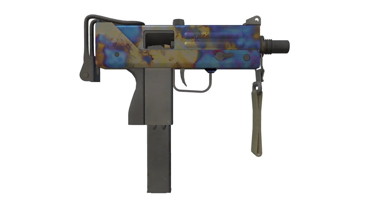 MAC-10 | Case Hardened seed #569, back
