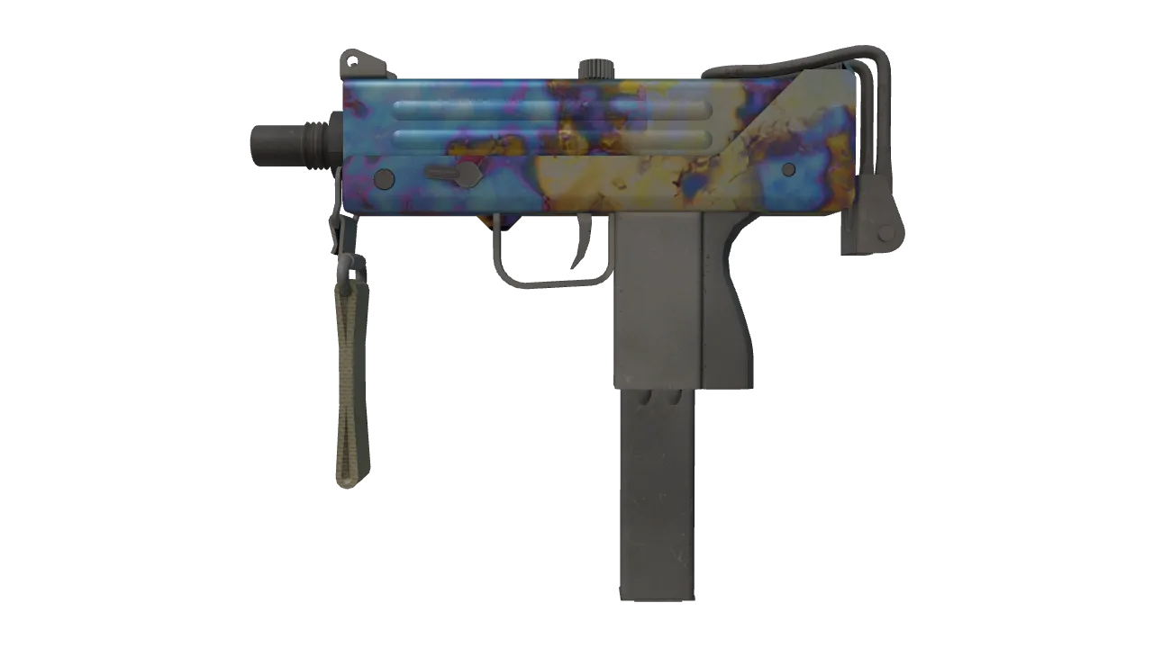 MAC-10 | Case Hardened seed #569, front