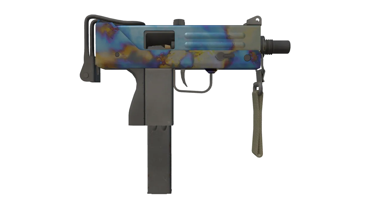 MAC-10 | Case Hardened seed #570, back