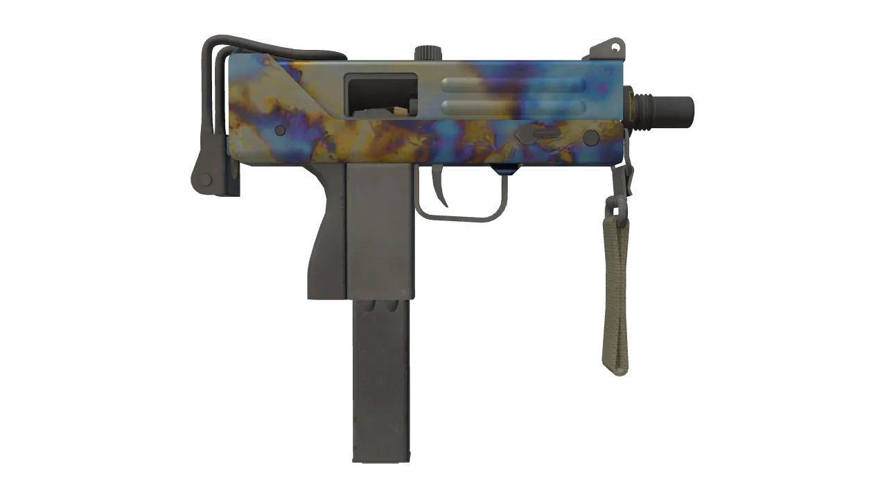 MAC-10 | Case Hardened seed #573, back