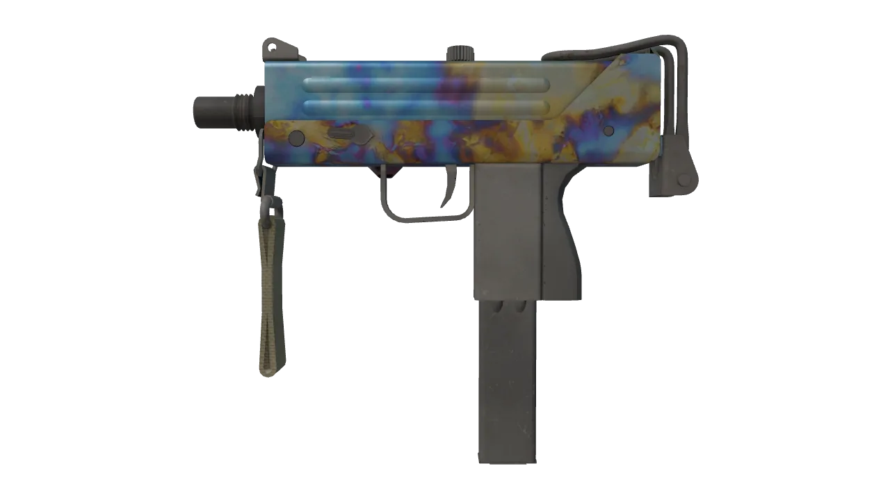MAC-10 | Case Hardened seed #573, front