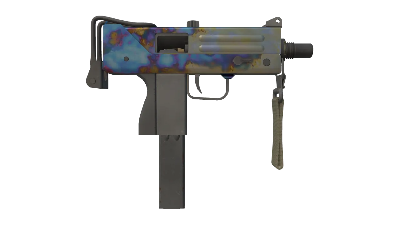 MAC-10 | Case Hardened seed #577, back