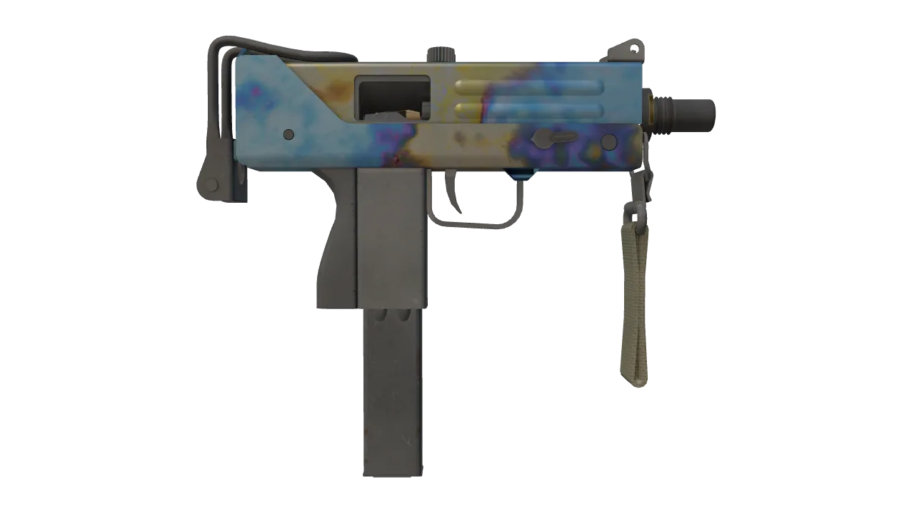 MAC-10 | Case Hardened seed #579, back