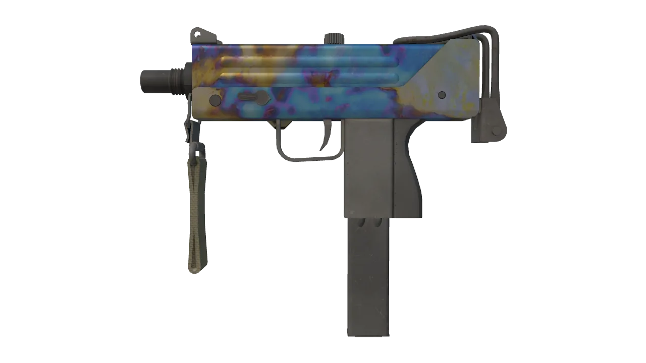 MAC-10 | Case Hardened seed #58, front