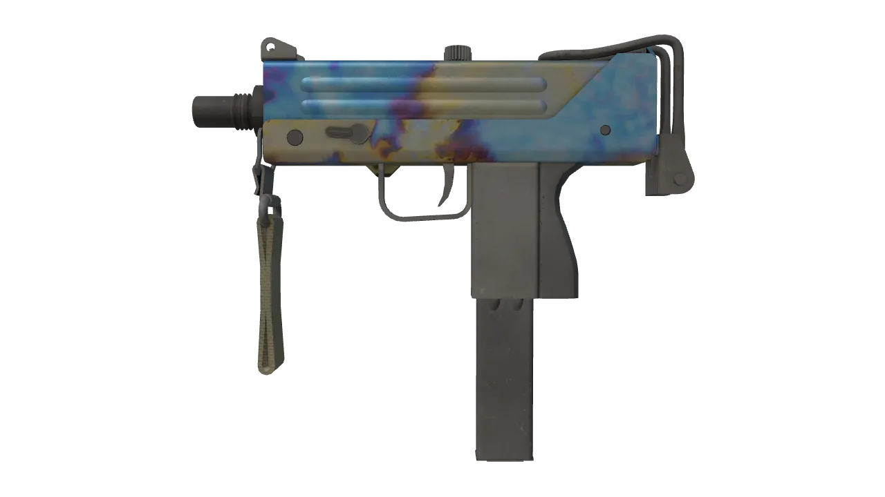 MAC-10 | Case Hardened seed #587, front