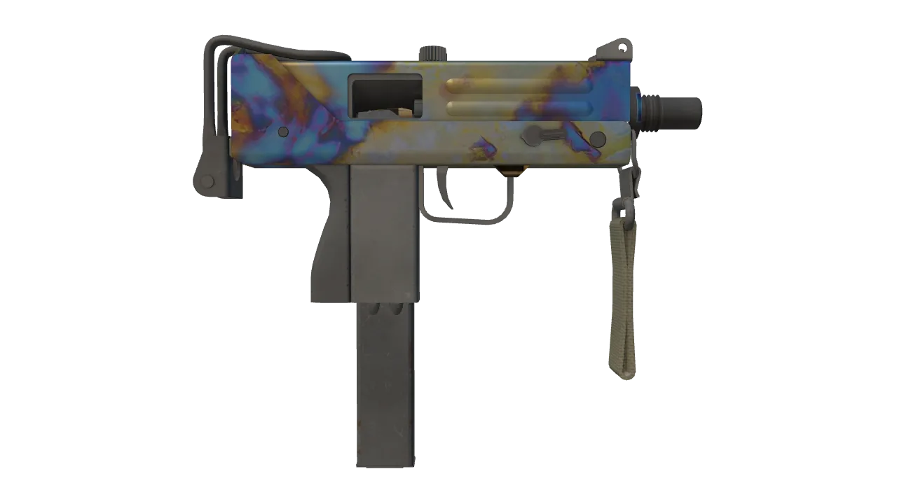MAC-10 | Case Hardened seed #59, back