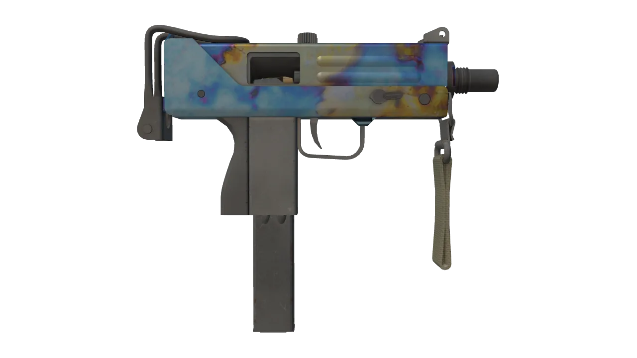 MAC-10 | Case Hardened seed #6, back