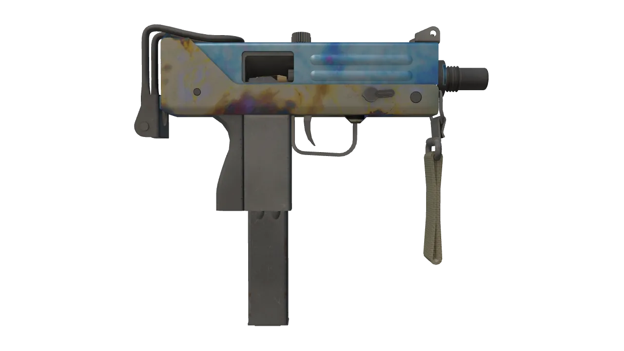 MAC-10 | Case Hardened seed #602, back