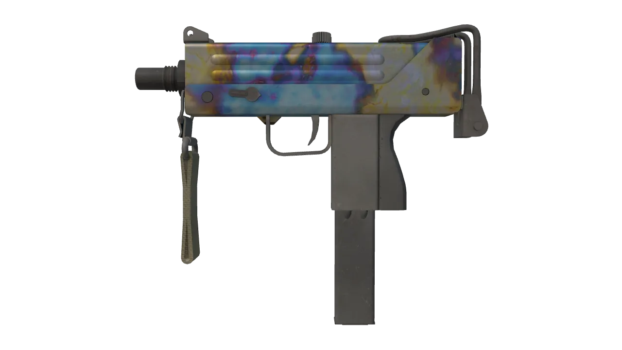 MAC-10 | Case Hardened seed #61, front