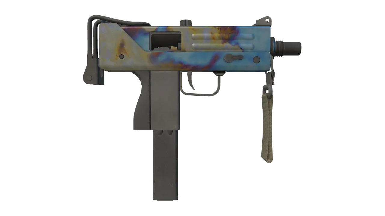 MAC-10 | Case Hardened seed #612, back