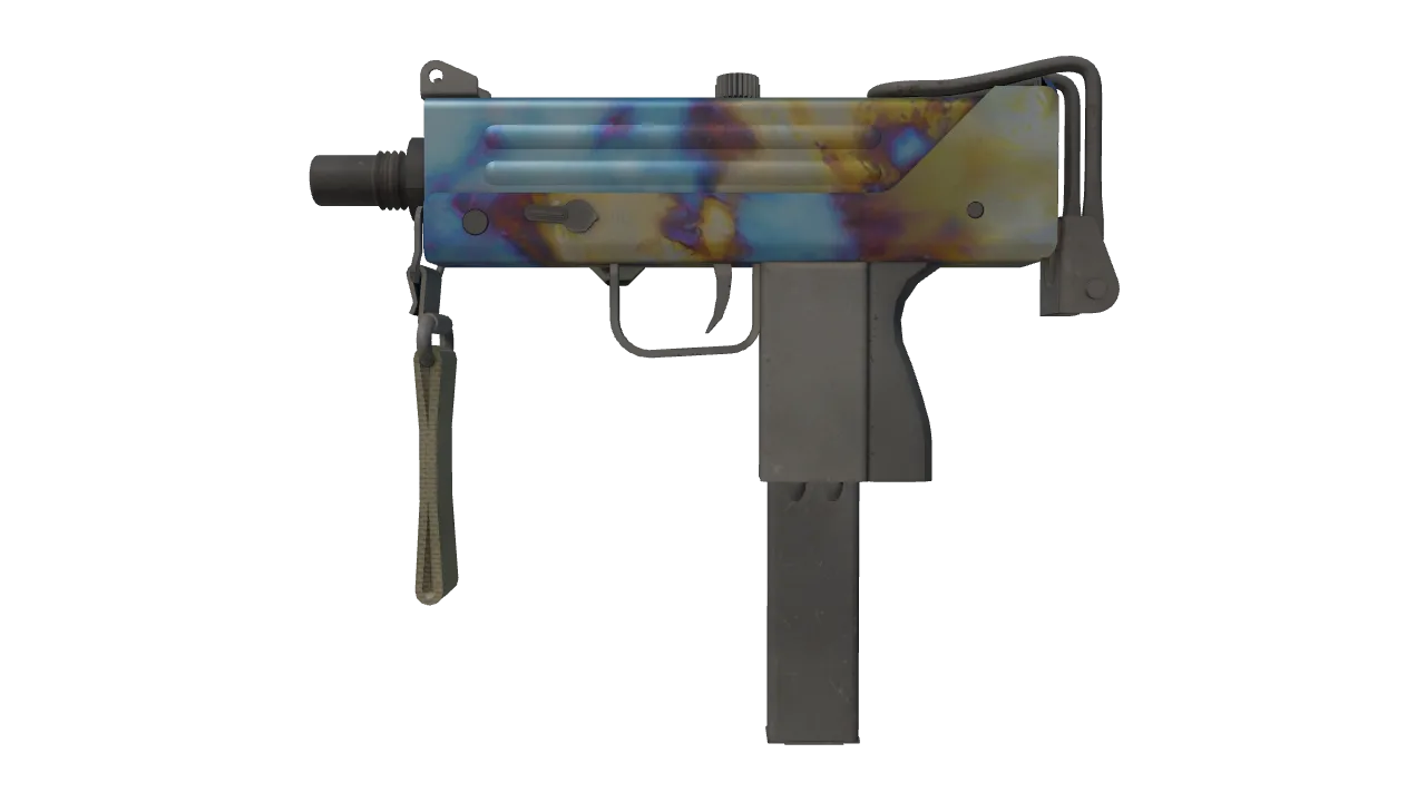 MAC-10 | Case Hardened seed #615, front