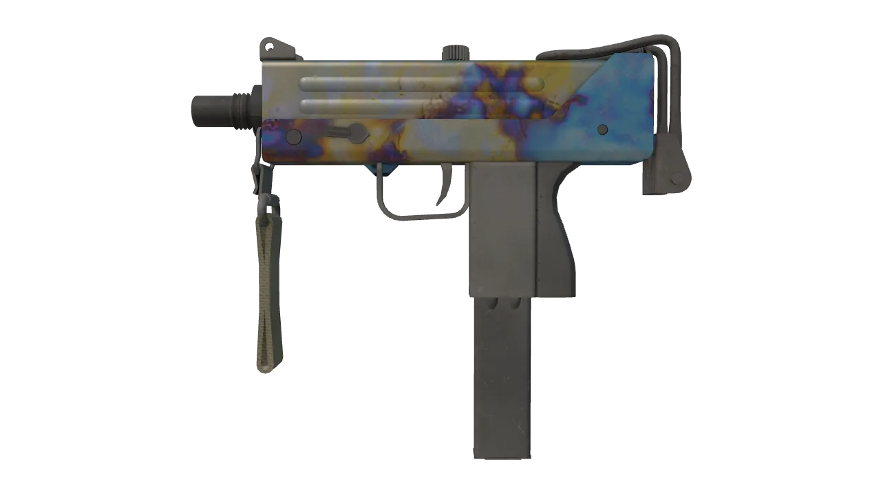 MAC-10 | Case Hardened seed #617, front