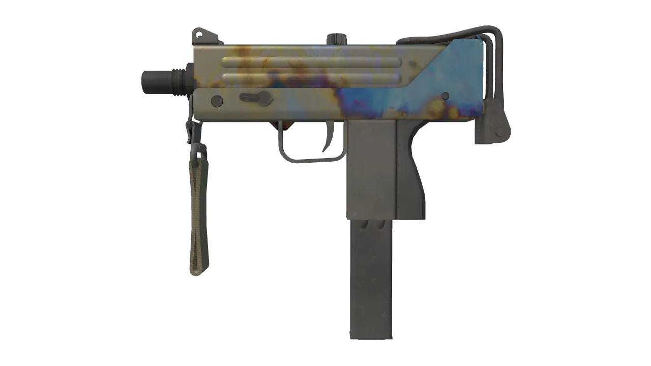MAC-10 | Case Hardened seed #618, front