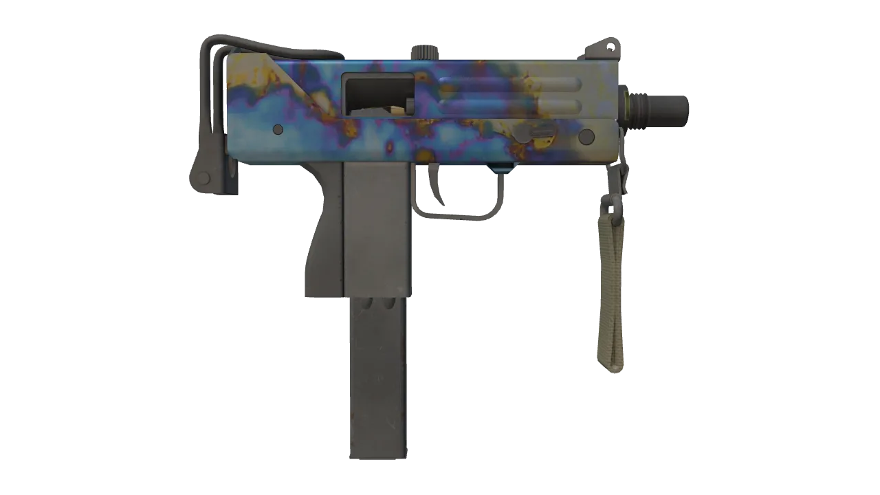 MAC-10 | Case Hardened seed #623, back