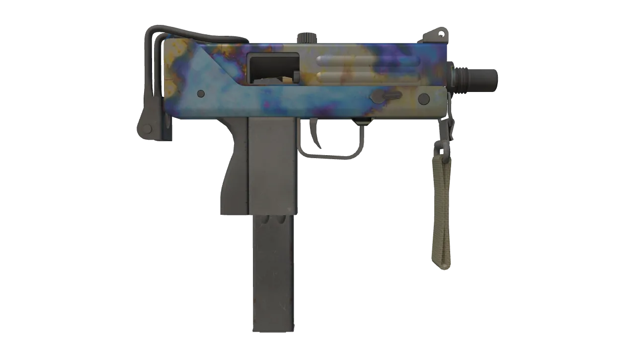 MAC-10 | Case Hardened seed #629, back