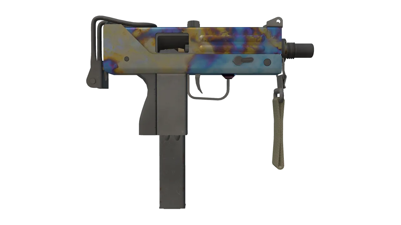 MAC-10 | Case Hardened seed #630, back