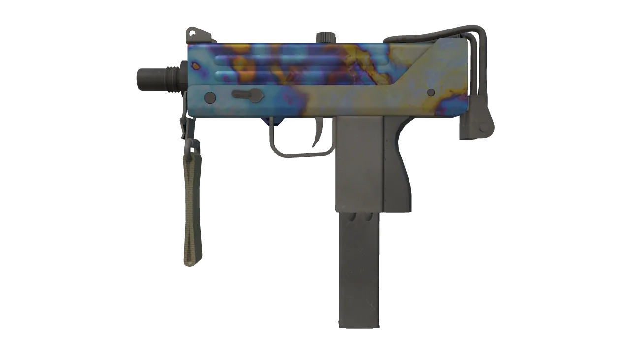 MAC-10 | Case Hardened seed #632, front