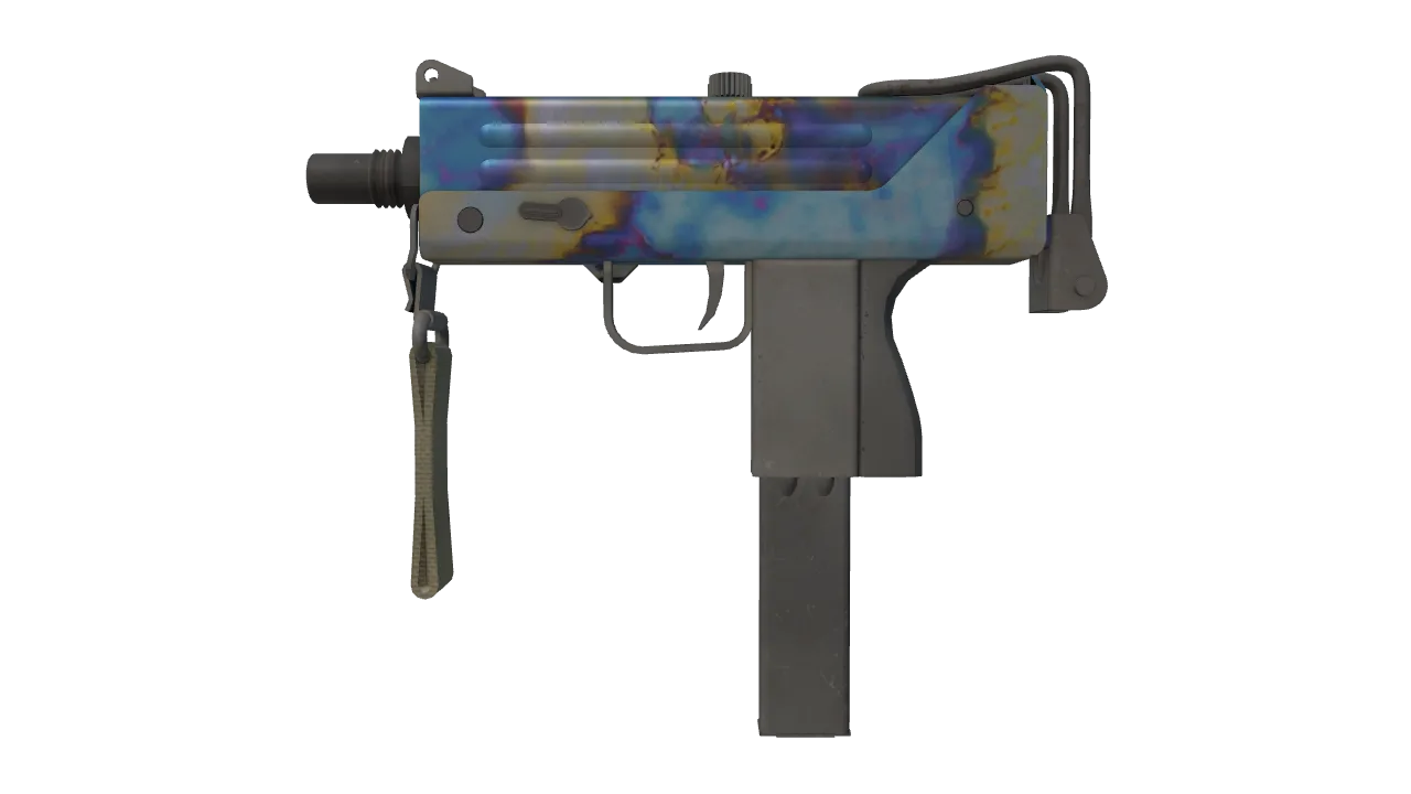 MAC-10 | Case Hardened seed #633, front
