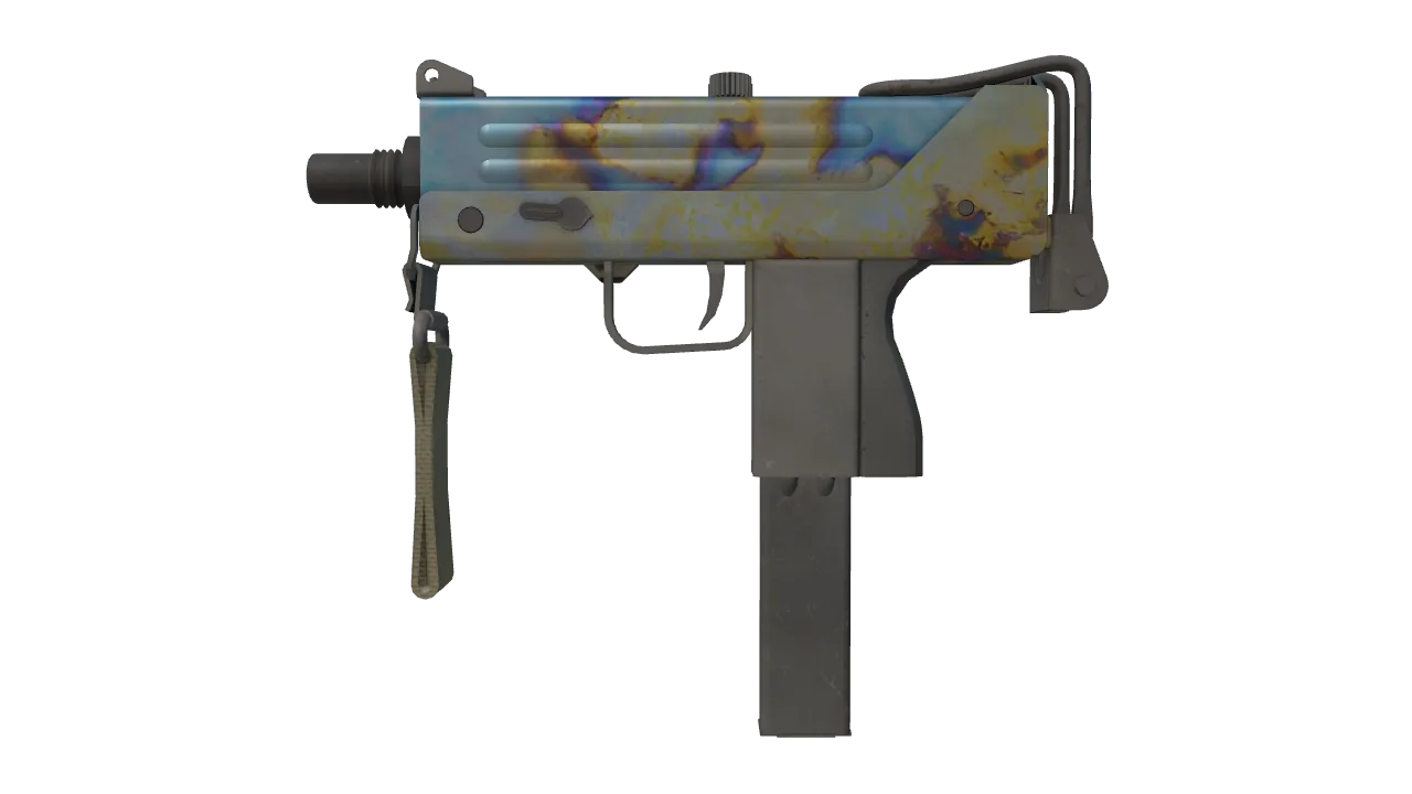MAC-10 | Case Hardened seed #640, front