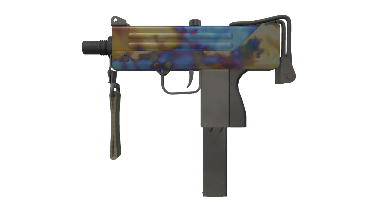 MAC-10 | Case Hardened seed #650, front