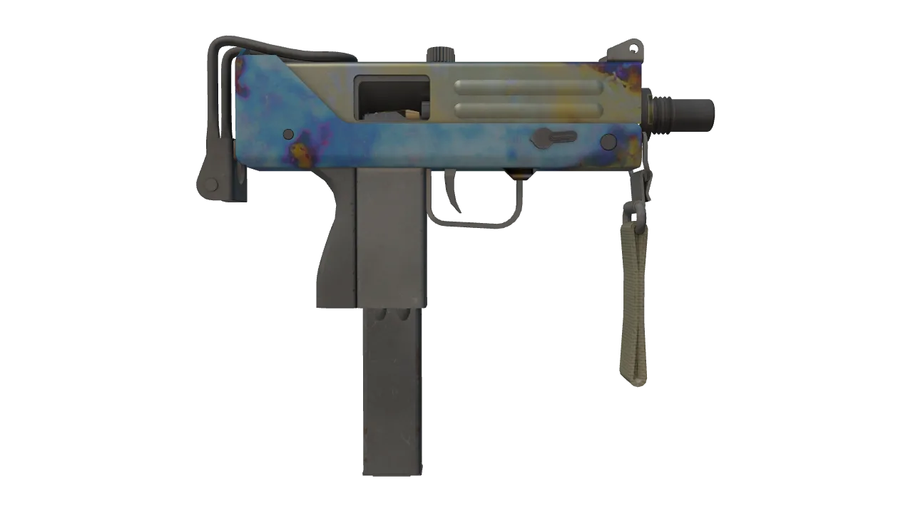 MAC-10 | Case Hardened seed #652, back
