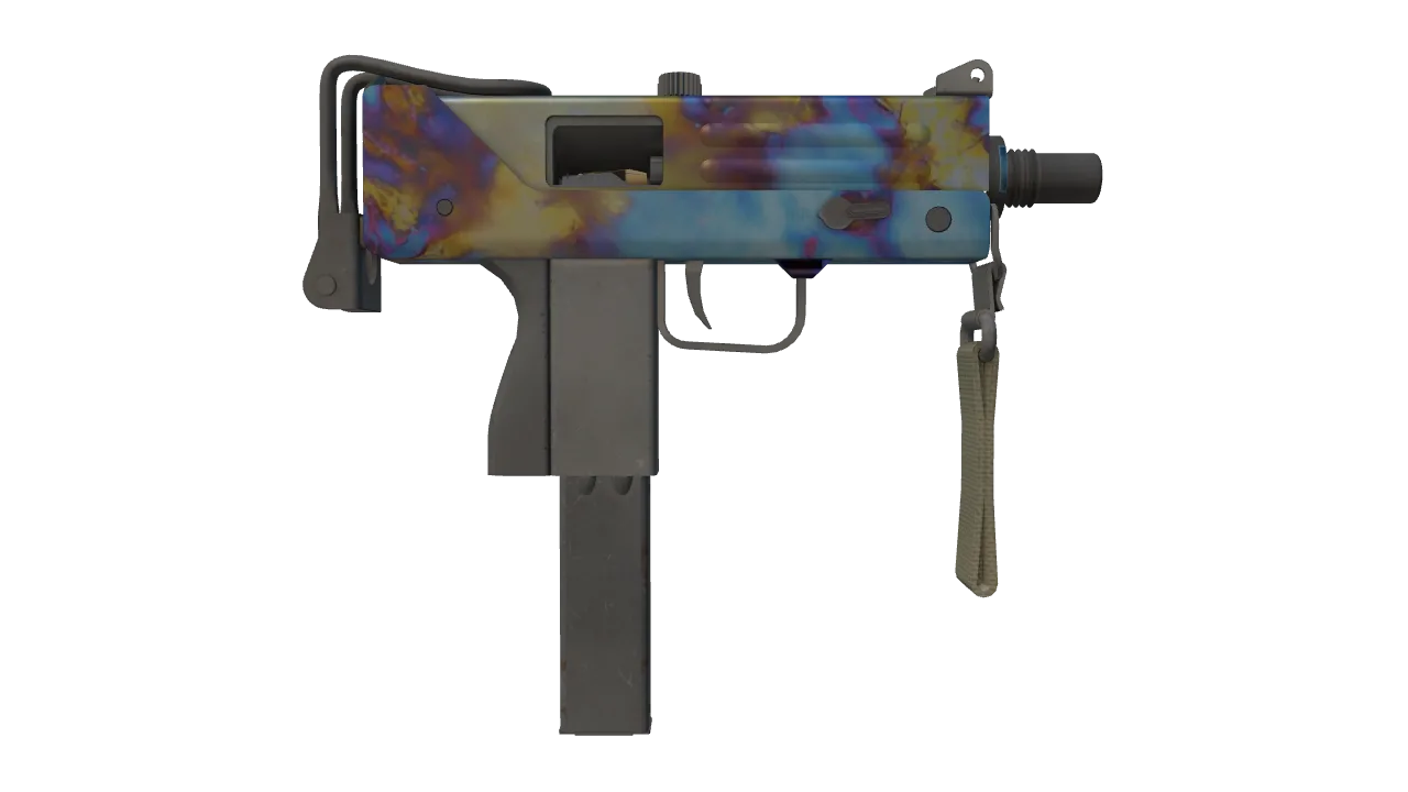 MAC-10 | Case Hardened seed #655, back