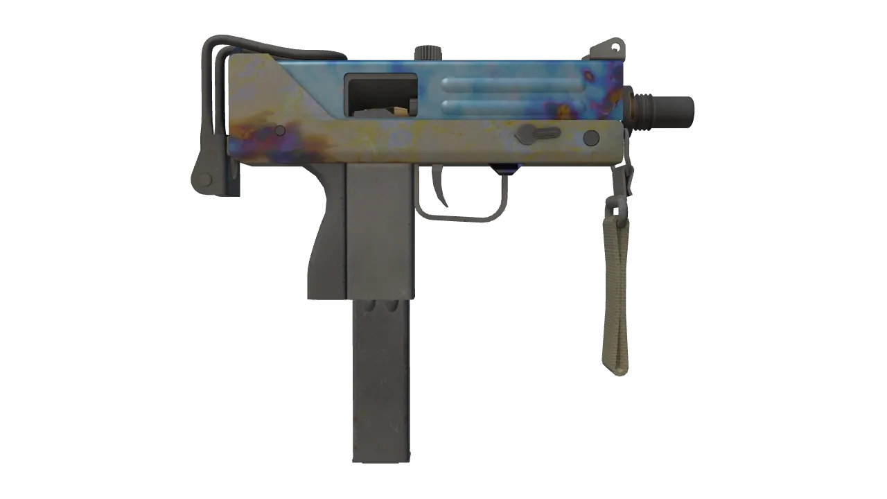 MAC-10 | Case Hardened seed #657, back