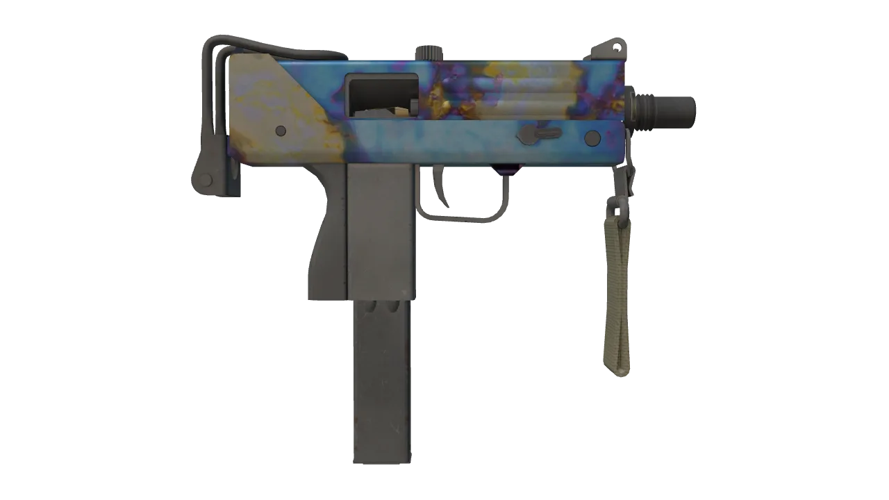MAC-10 | Case Hardened seed #658, back