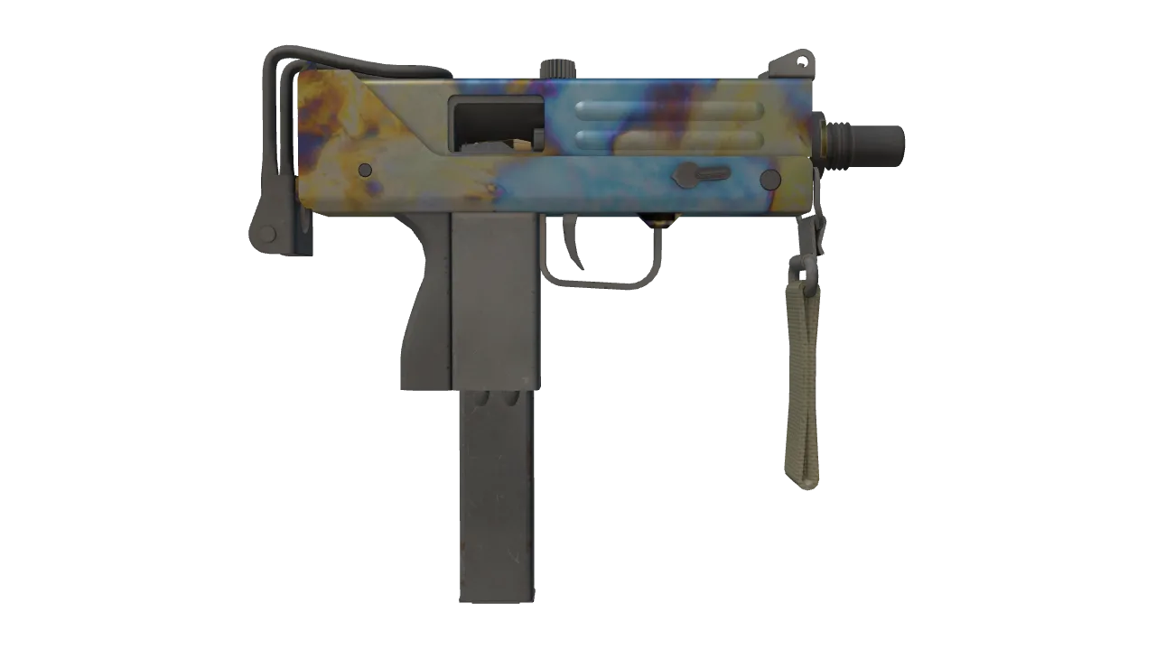 MAC-10 | Case Hardened seed #667, back