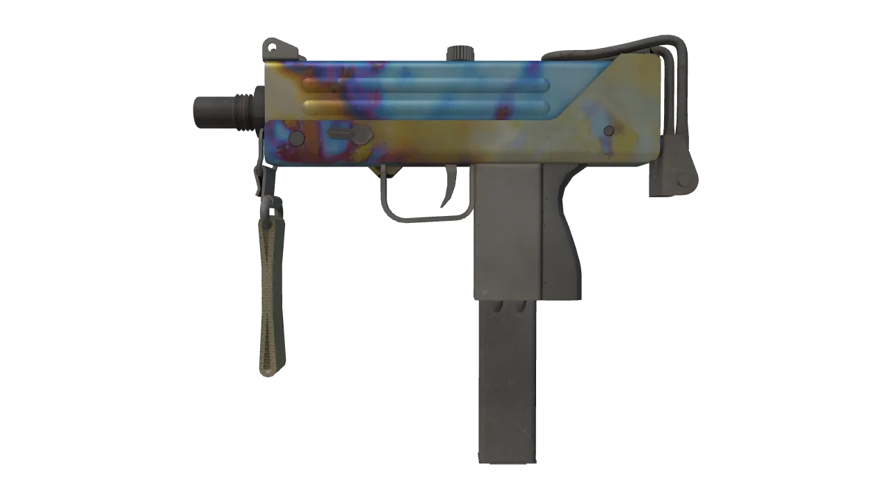 MAC-10 | Case Hardened seed #669, front
