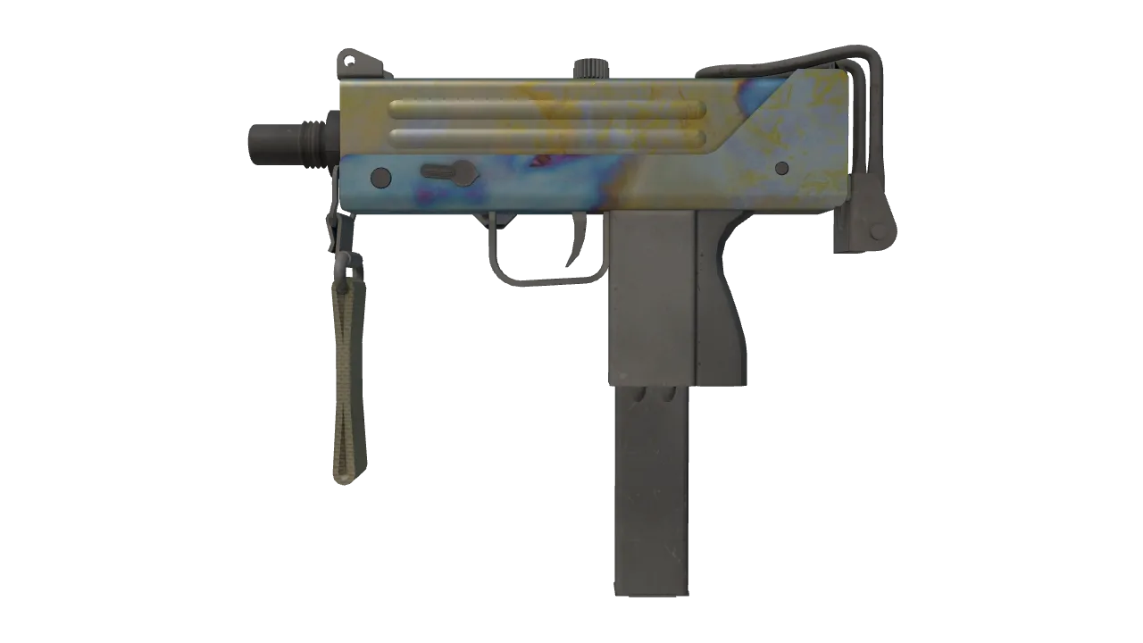 MAC-10 | Case Hardened seed #67, front