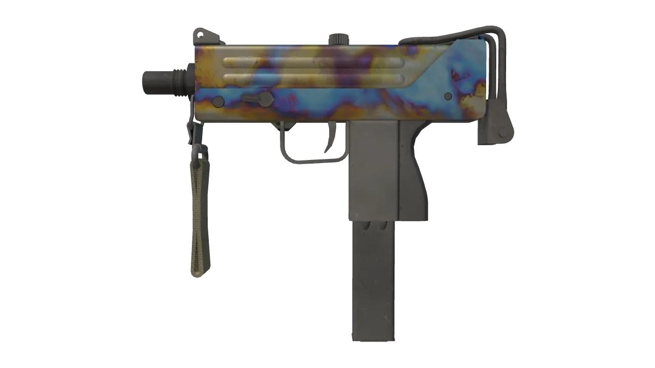 MAC-10 | Case Hardened seed #703, front