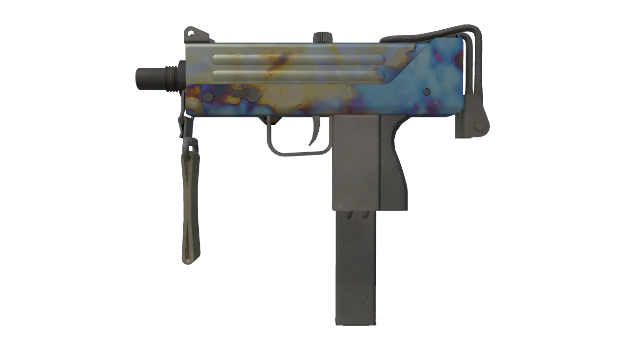 MAC-10 | Case Hardened seed #704, front