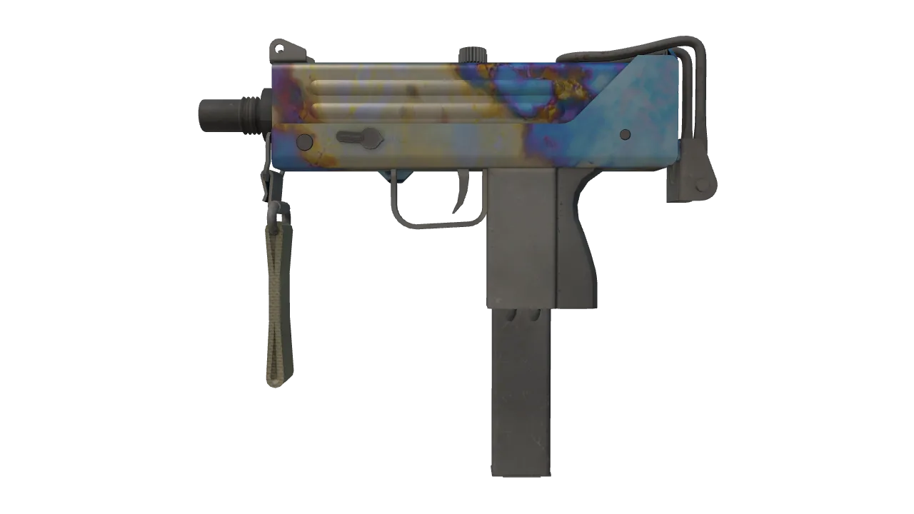 MAC-10 | Case Hardened seed #707, front