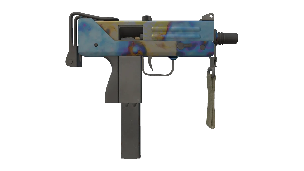 MAC-10 | Case Hardened seed #716, back