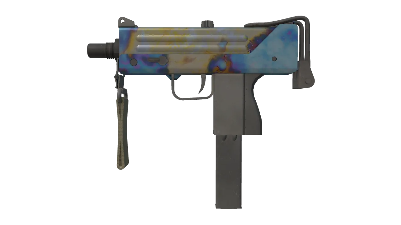 MAC-10 | Case Hardened seed #716, front
