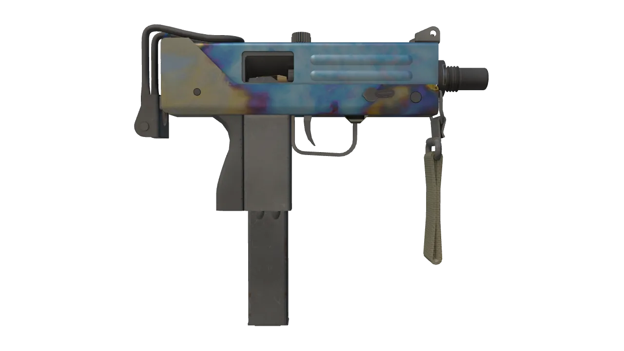 MAC-10 | Case Hardened seed #72, back