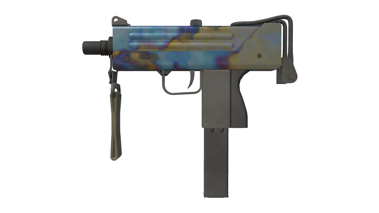 MAC-10 | Case Hardened seed #72, front