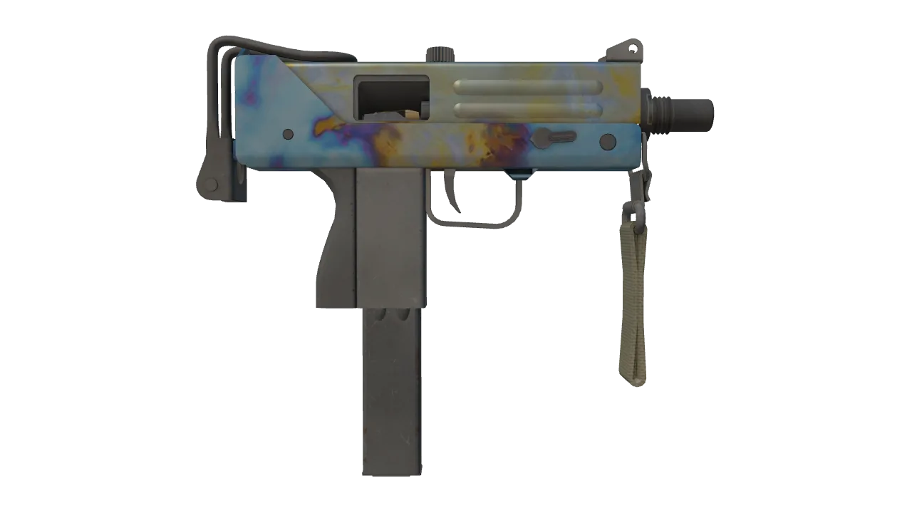 MAC-10 | Case Hardened seed #720, back