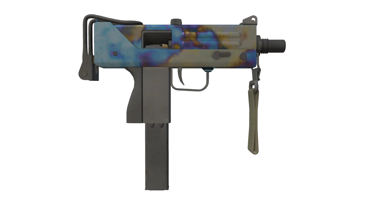 MAC-10 | Case Hardened seed #741, back
