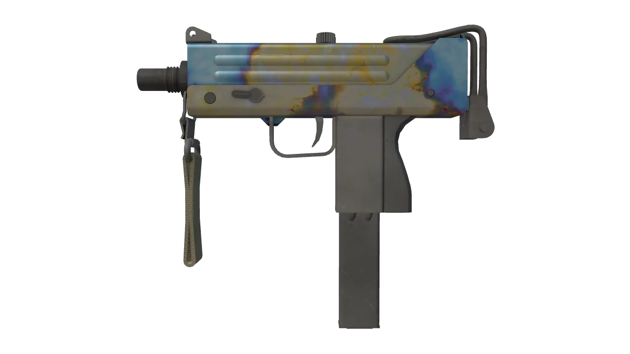 MAC-10 | Case Hardened seed #746, front