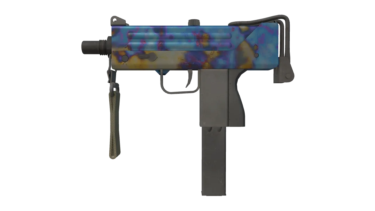 MAC-10 | Case Hardened seed #748, front