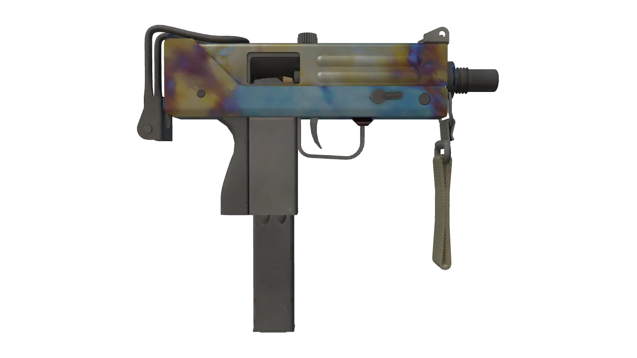 MAC-10 | Case Hardened seed #753, back