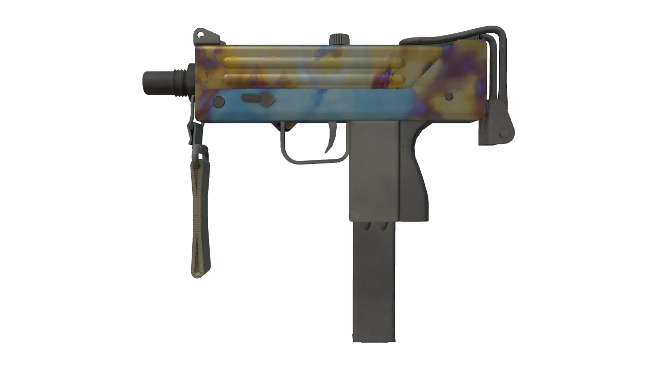 MAC-10 | Case Hardened seed #753, front