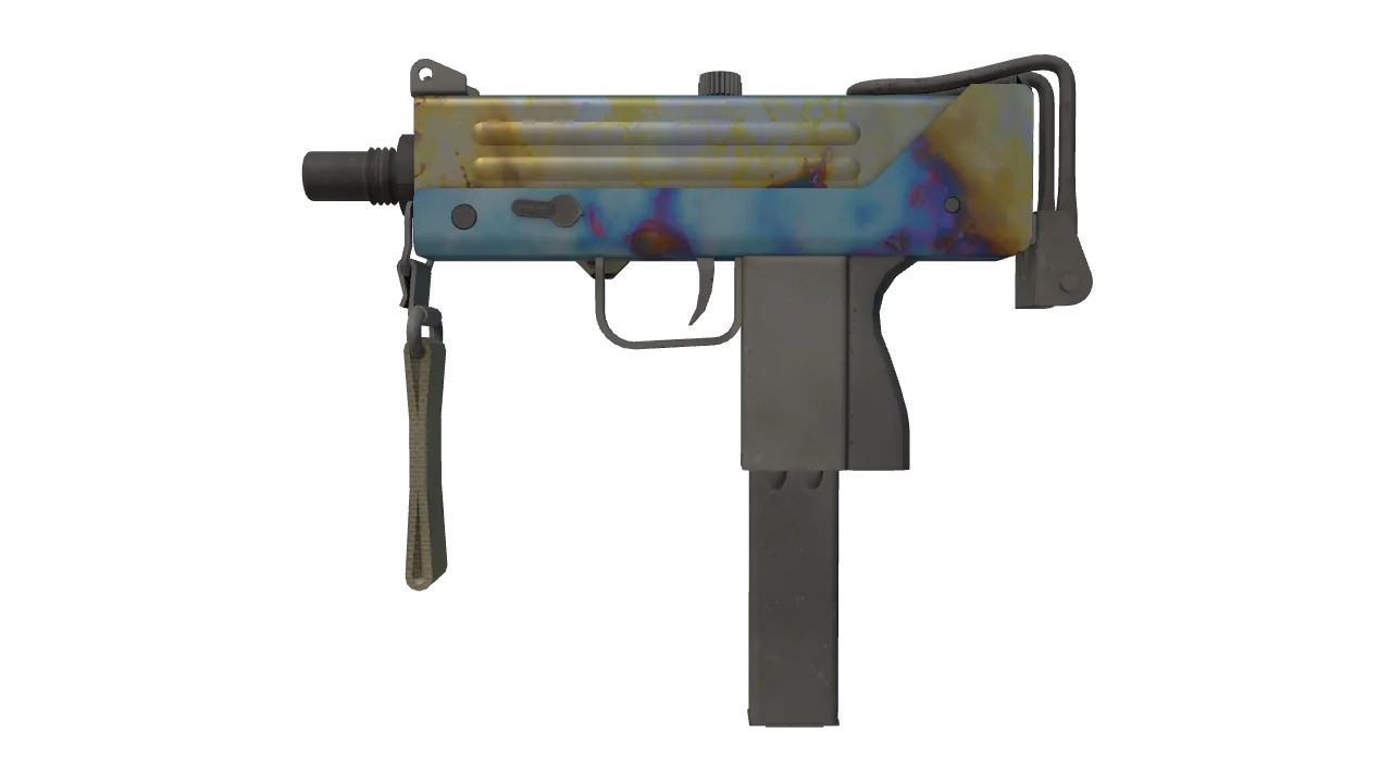 MAC-10 | Case Hardened seed #768, front