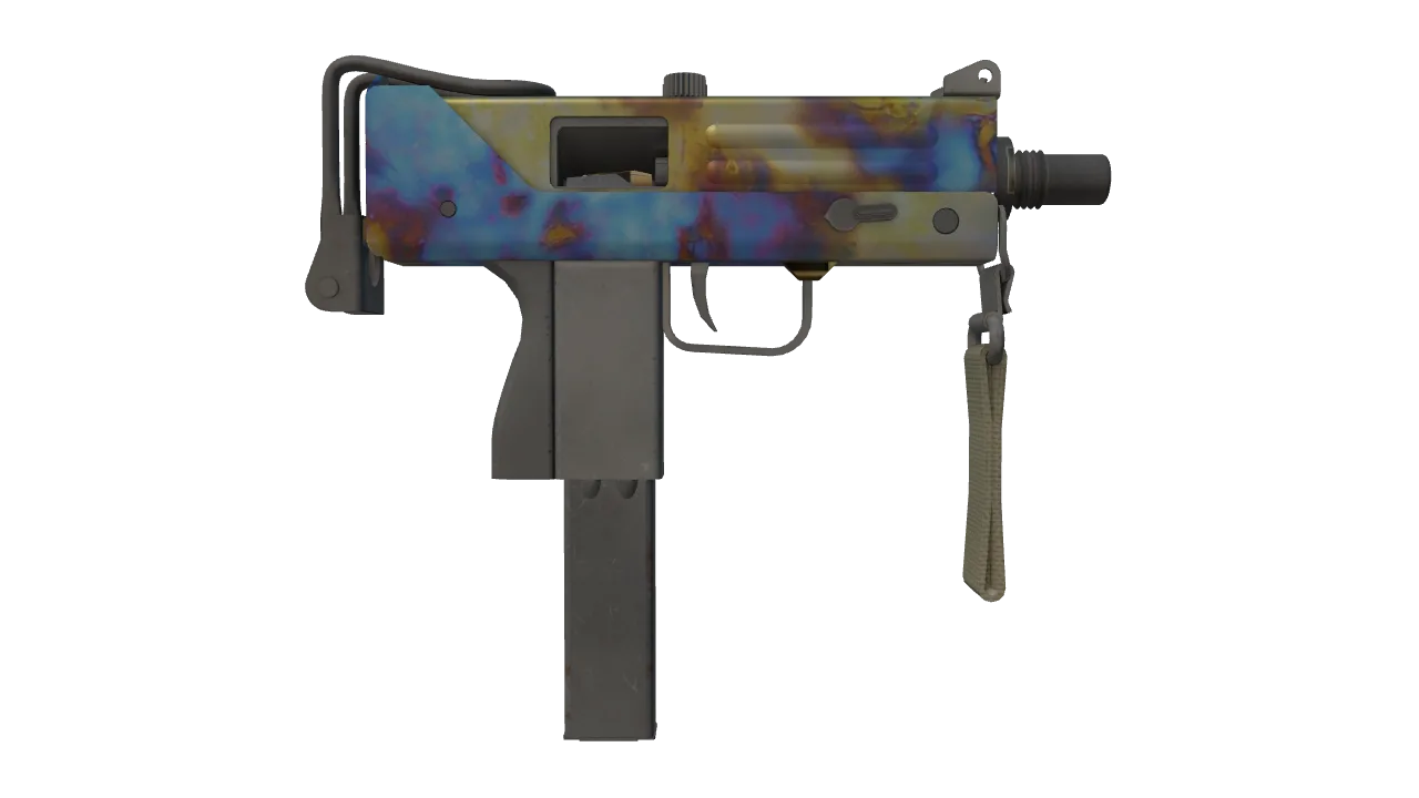MAC-10 | Case Hardened seed #778, back