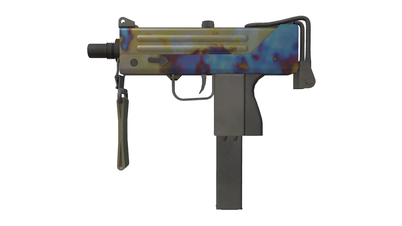 MAC-10 | Case Hardened seed #778, front