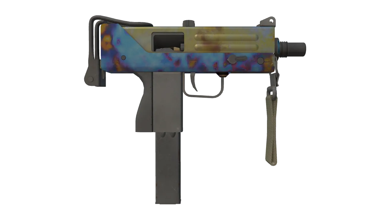 MAC-10 | Case Hardened seed #78, back
