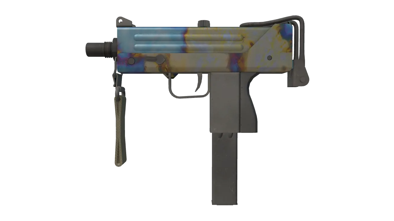 MAC-10 | Case Hardened seed #785, front