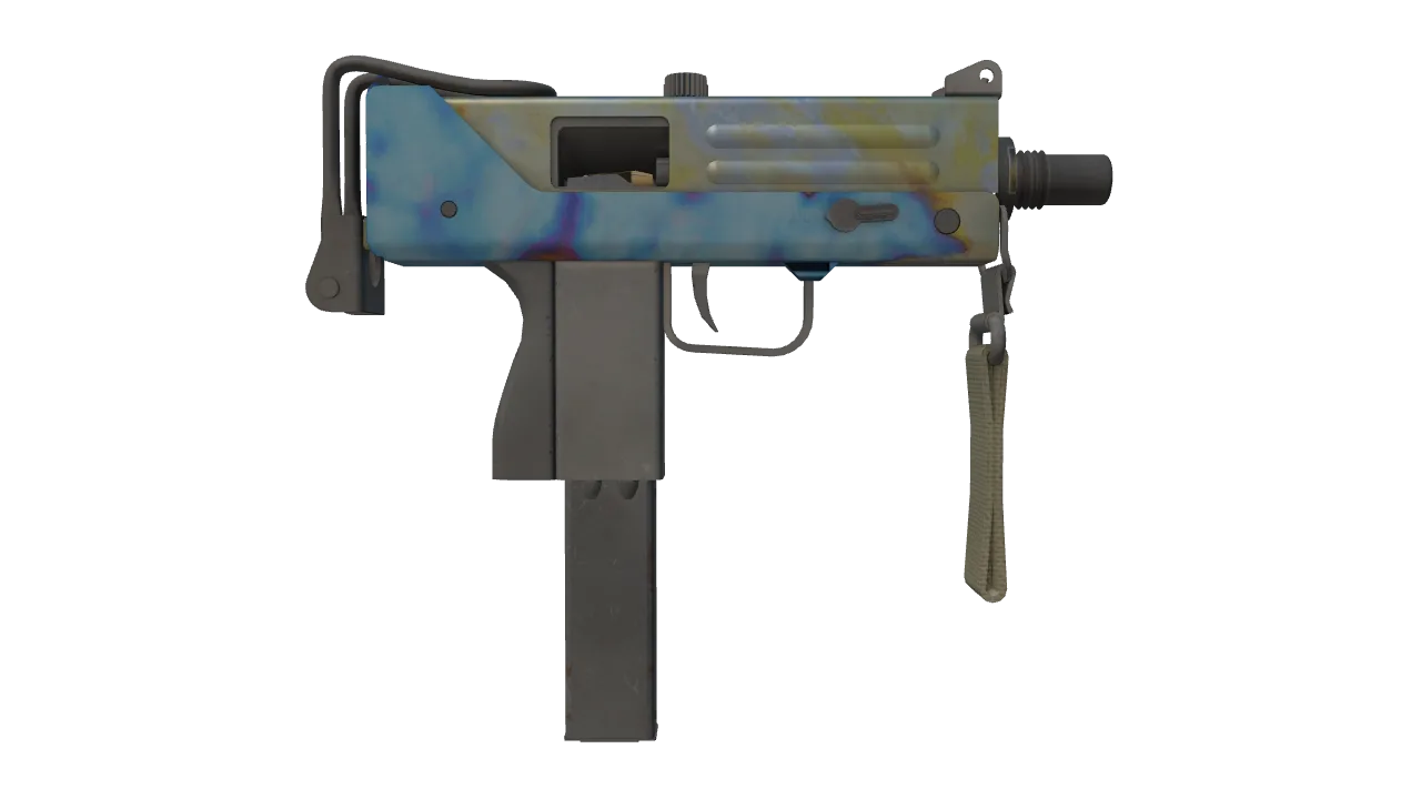 MAC-10 | Case Hardened seed #788, back